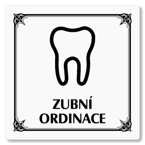 Zubní ordinace, 148x148mm, bílá, Nebraska